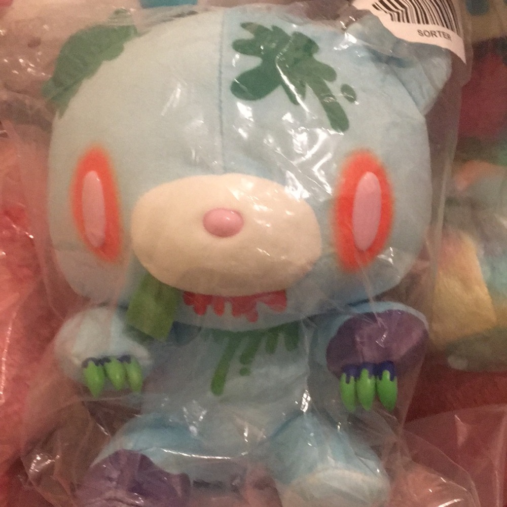 Gloomy Bear Plush Blue Zombie